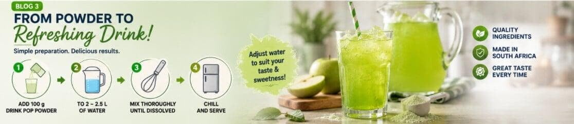 DRINK POP PREMIX - REFRESHING FLAVOURS, SIMPLE PREPARATION AND ENDLESS POSSIBILITIES (3/3)